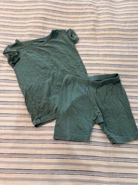 Kyte BABY Teal Green Short Sleeve Pajama Set